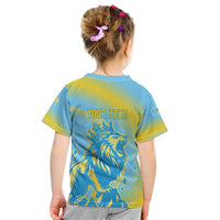 Saint Lucia Cricket Personalized Kid T Shirt The Roaring King - Wonder Print Shop