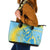 Saint Lucia Cricket Personalized Leather Tote Bag The Roaring King - Wonder Print Shop