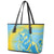 Saint Lucia Cricket Personalized Leather Tote Bag The Roaring King - Wonder Print Shop