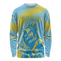 Saint Lucia Cricket Personalized Long Sleeve Shirt The Roaring King - Wonder Print Shop