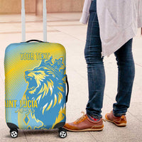 Saint Lucia Cricket Personalized Luggage Cover The Roaring King - Wonder Print Shop