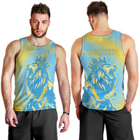 Saint Lucia Cricket Personalized Men Tank Top The Roaring King - Wonder Print Shop