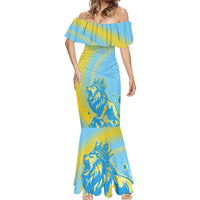 Saint Lucia Cricket Personalized Mermaid Dress The Roaring King - Wonder Print Shop