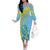 Saint Lucia Cricket Personalized Off The Shoulder Long Sleeve Dress The Roaring King - Wonder Print Shop