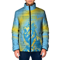Saint Lucia Cricket Personalized Padded Jacket The Roaring King - Wonder Print Shop