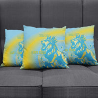 Saint Lucia Cricket Personalized Pillow Cover The Roaring King - Wonder Print Shop