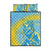 Saint Lucia Cricket Personalized Quilt Bed Set The Roaring King - Wonder Print Shop