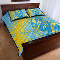 Saint Lucia Cricket Personalized Quilt Bed Set The Roaring King - Wonder Print Shop