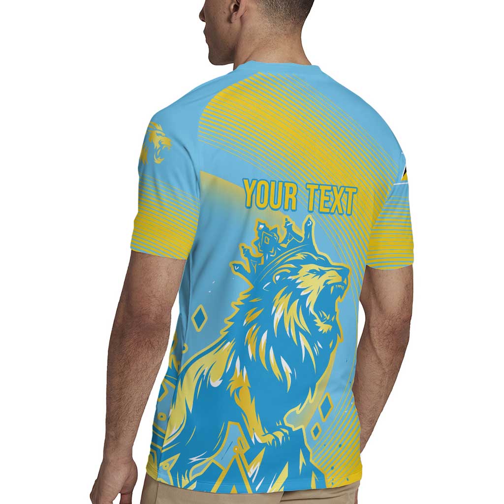 Saint Lucia Cricket Personalized Rugby Jersey The Roaring King - Wonder Print Shop