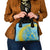 Saint Lucia Cricket Personalized Shoulder Handbag The Roaring King - Wonder Print Shop