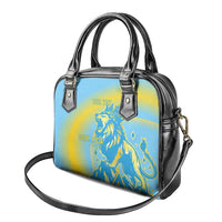 Saint Lucia Cricket Personalized Shoulder Handbag The Roaring King - Wonder Print Shop