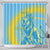 Saint Lucia Cricket Personalized Shower Curtain The Roaring King - Wonder Print Shop