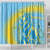 Saint Lucia Cricket Personalized Shower Curtain The Roaring King - Wonder Print Shop