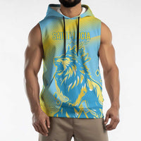 Saint Lucia Cricket Personalized Sleeveless Hoodie The Roaring King - Wonder Print Shop