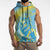 Saint Lucia Cricket Personalized Sleeveless Hoodie The Roaring King - Wonder Print Shop