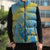 Saint Lucia Cricket Personalized Sleeveless Puffer Jacket The Roaring King - Wonder Print Shop