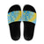 Saint Lucia Cricket Personalized Slide Sandals The Roaring King - Wonder Print Shop
