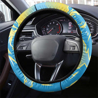 Saint Lucia Cricket Steering Wheel Cover The Roaring King - Wonder Print Shop