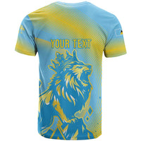 Saint Lucia Cricket Personalized T Shirt The Roaring King - Wonder Print Shop