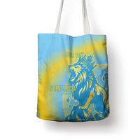 Saint Lucia Cricket Personalized Tote Bag The Roaring King - Wonder Print Shop
