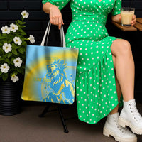 Saint Lucia Cricket Personalized Tote Bag The Roaring King - Wonder Print Shop