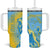 Saint Lucia Cricket Personalized Tumbler With Handle The Roaring King - Wonder Print Shop