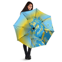 Saint Lucia Cricket Personalized Umbrella The Roaring King - Wonder Print Shop
