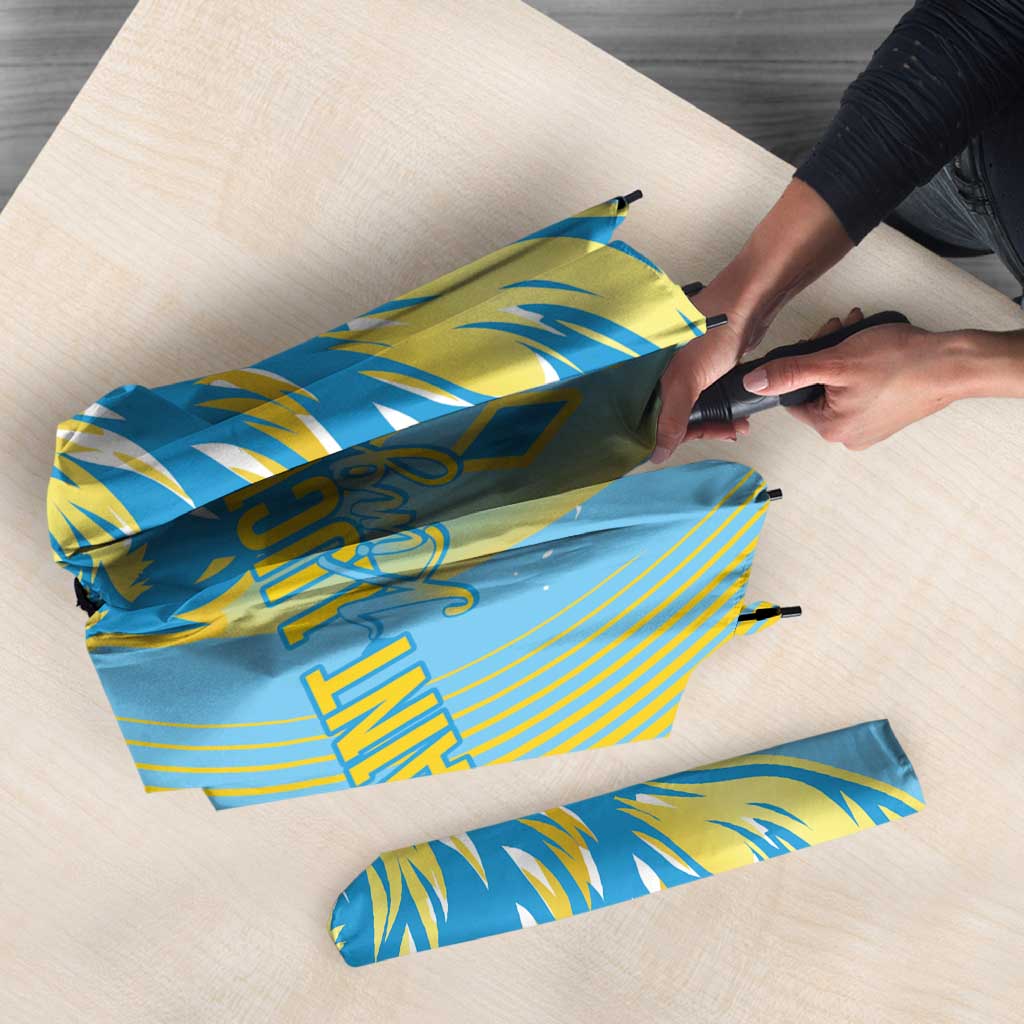 Saint Lucia Cricket Personalized Umbrella The Roaring King - Wonder Print Shop