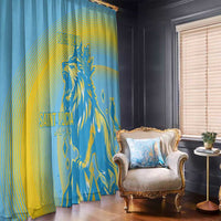 Saint Lucia Cricket Personalized Window Curtain The Roaring King - Wonder Print Shop