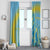 Saint Lucia Cricket Personalized Window Curtain The Roaring King - Wonder Print Shop