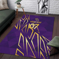 Trinbago Cricket Custom Area Rug TKR Quadruple Champion - Wonder Print Shop