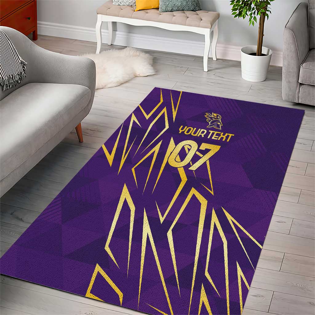 Trinbago Cricket Custom Area Rug TKR Quadruple Champion - Wonder Print Shop