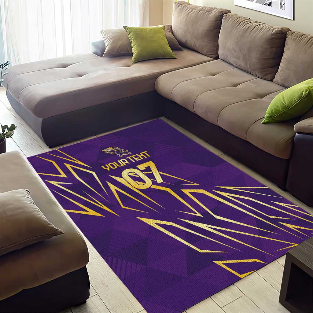 Trinbago Cricket Custom Area Rug TKR Quadruple Champion - Wonder Print Shop