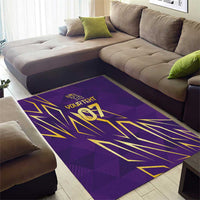 Trinbago Cricket Custom Area Rug TKR Quadruple Champion - Wonder Print Shop