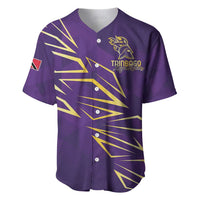 Trinbago Cricket Custom Baseball Jersey TKR Quadruple Champion - Wonder Print Shop