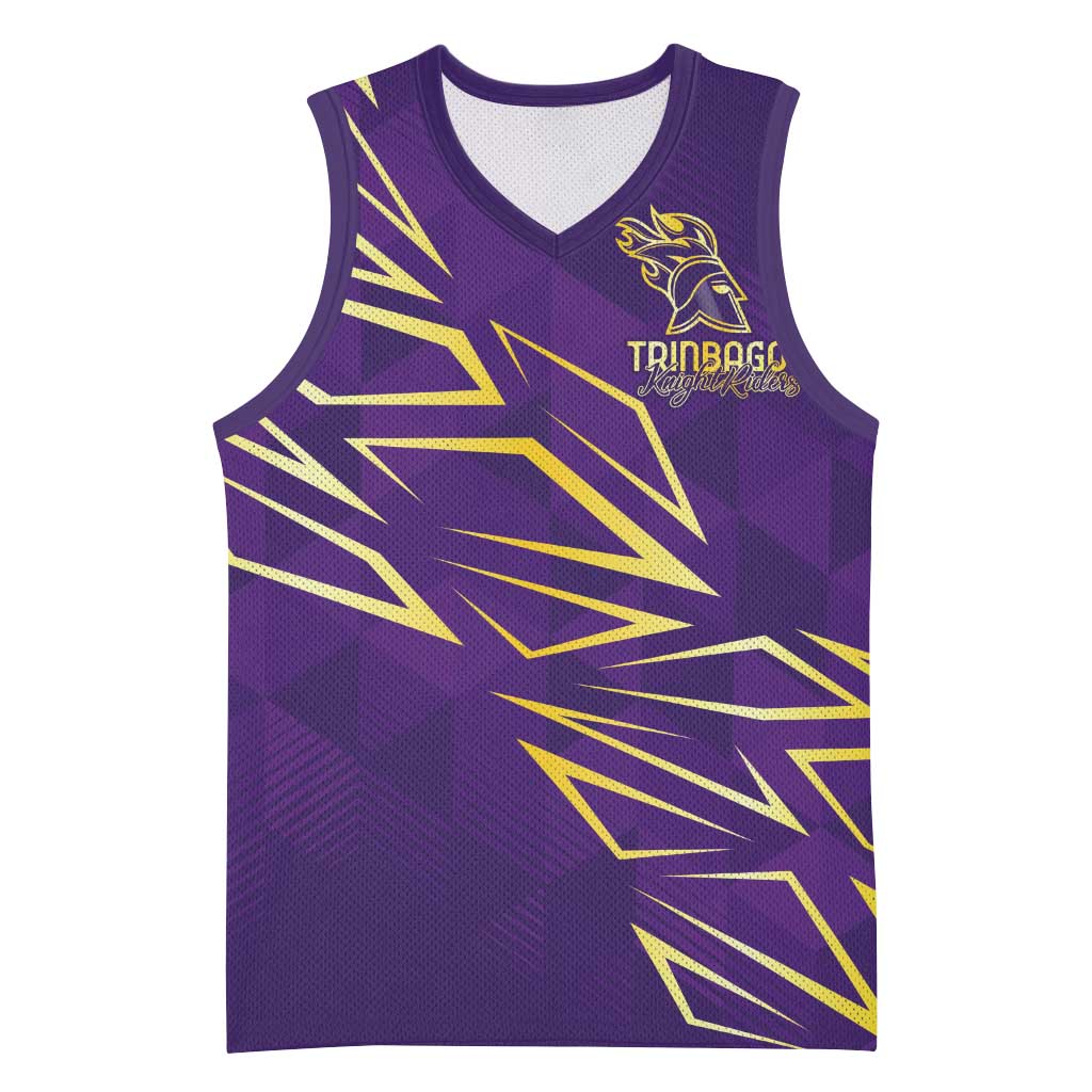 Trinbago Cricket Custom Basketball Jersey TKR Quadruple Champion - Wonder Print Shop