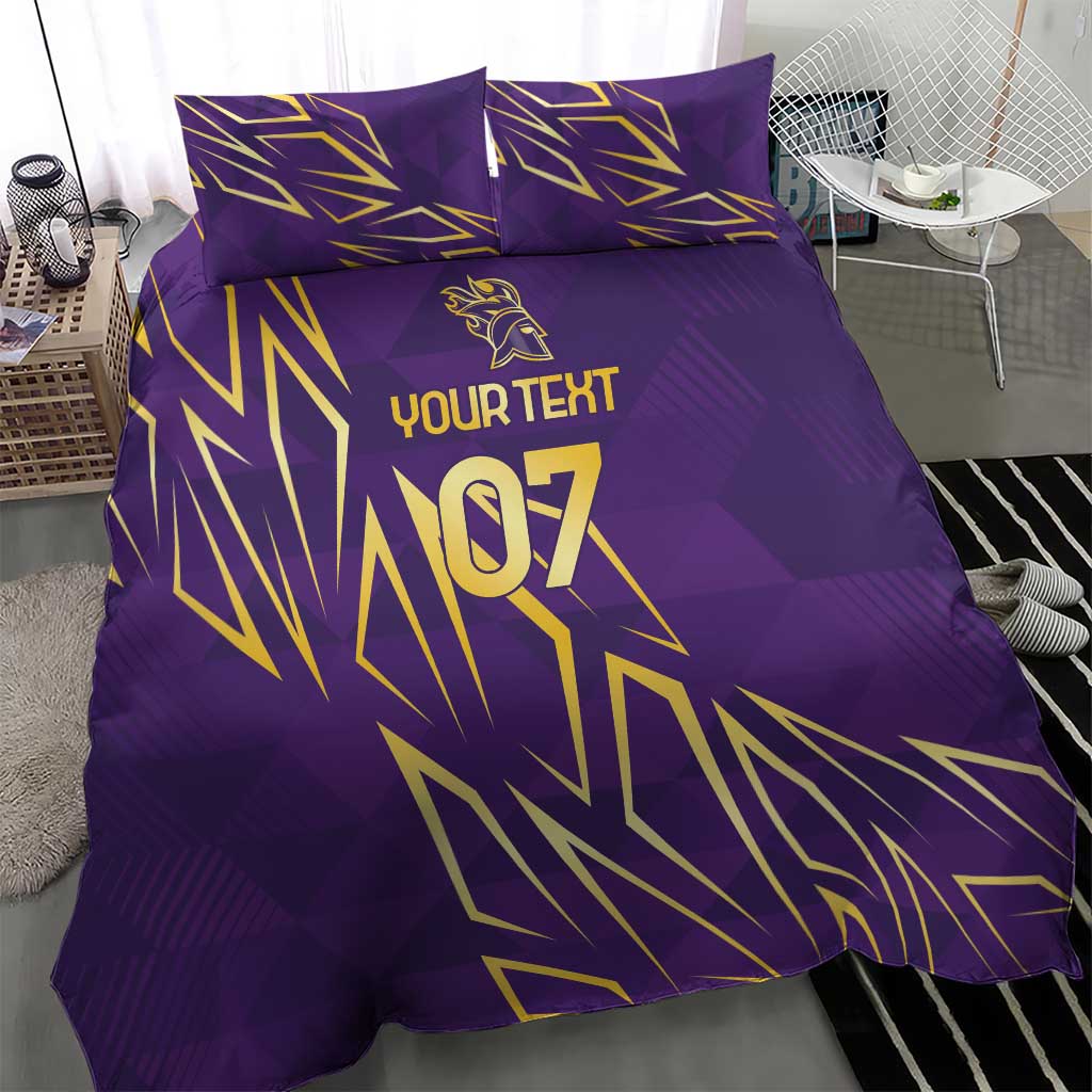 Trinbago Cricket Custom Bedding Set TKR Quadruple Champion - Wonder Print Shop