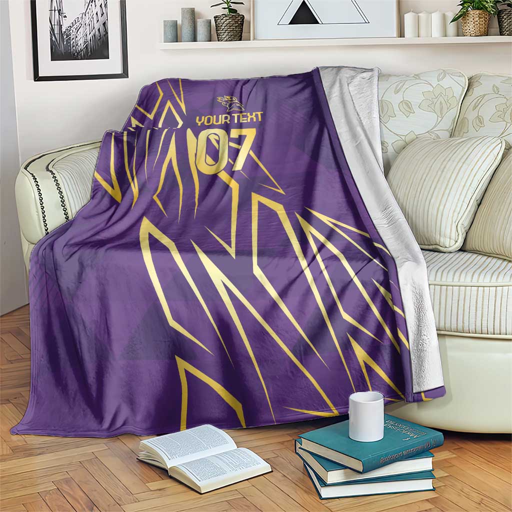 Trinbago Cricket Custom Blanket TKR Quadruple Champion - Wonder Print Shop