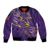 Trinbago Cricket Custom Bomber Jacket TKR Quadruple Champion - Wonder Print Shop