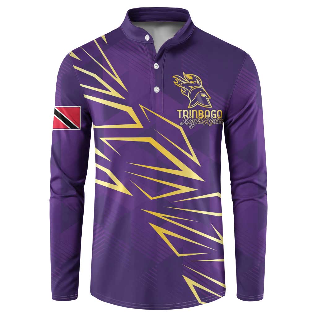 Trinbago Cricket Custom Button Sweatshirt TKR Quadruple Champion - Wonder Print Shop