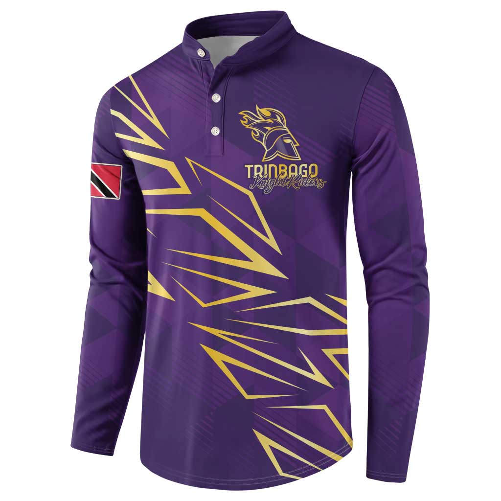 Trinbago Cricket Custom Button Sweatshirt TKR Quadruple Champion - Wonder Print Shop