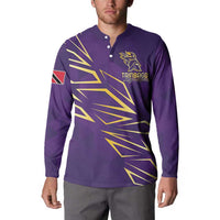 Trinbago Cricket Custom Button Sweatshirt TKR Quadruple Champion - Wonder Print Shop