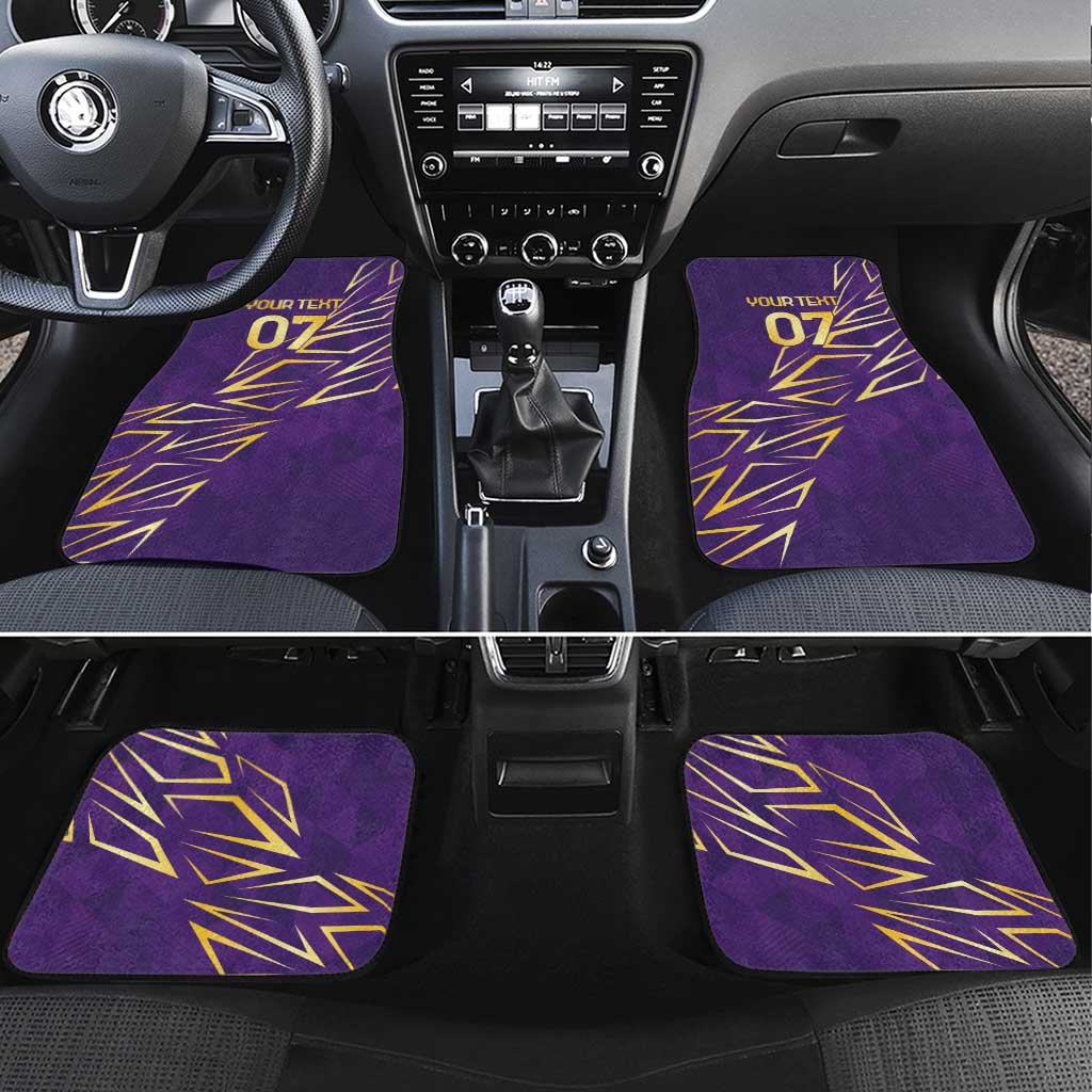 Trinbago Cricket Custom Car Mats TKR Quadruple Champion - Wonder Print Shop