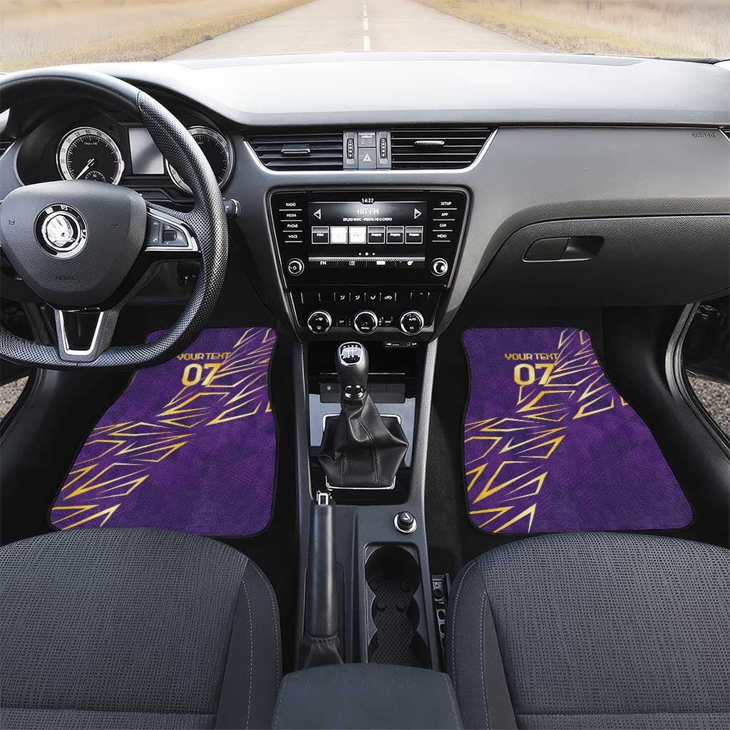 Trinbago Cricket Custom Car Mats TKR Quadruple Champion - Wonder Print Shop