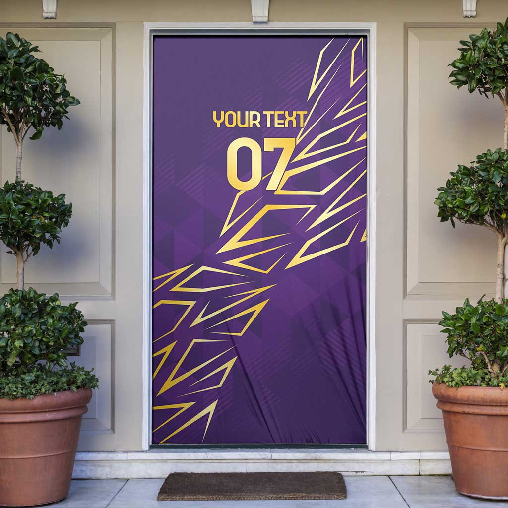 Trinbago Cricket Custom Door Cover TKR Quadruple Champion - Wonder Print Shop