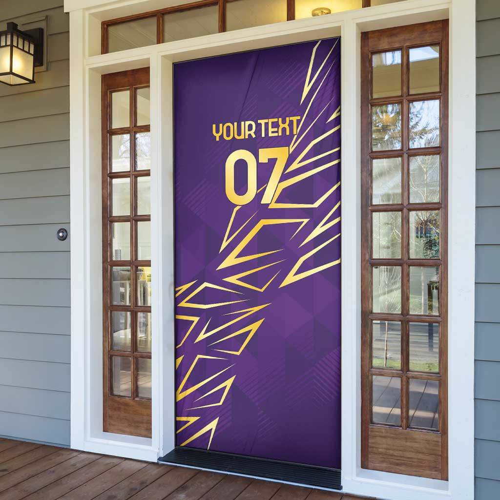 Trinbago Cricket Custom Door Cover TKR Quadruple Champion - Wonder Print Shop