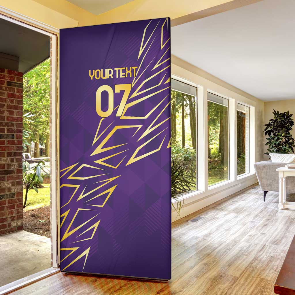 Trinbago Cricket Custom Door Cover TKR Quadruple Champion - Wonder Print Shop