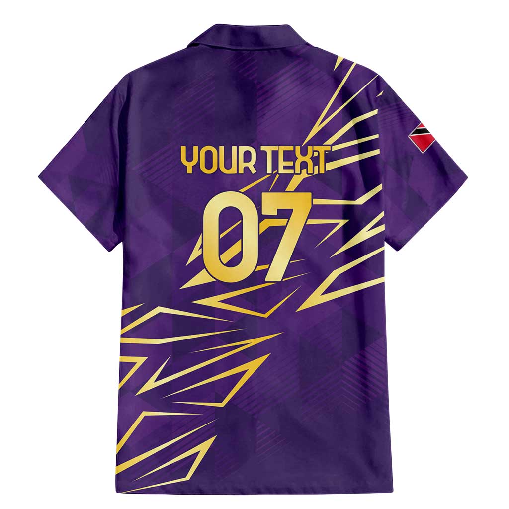 Trinbago Cricket Custom Family Matching Mermaid Dress and Hawaiian Shirt TKR Quadruple Champion - Wonder Print Shop