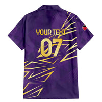 Trinbago Cricket Custom Family Matching Mermaid Dress and Hawaiian Shirt TKR Quadruple Champion - Wonder Print Shop