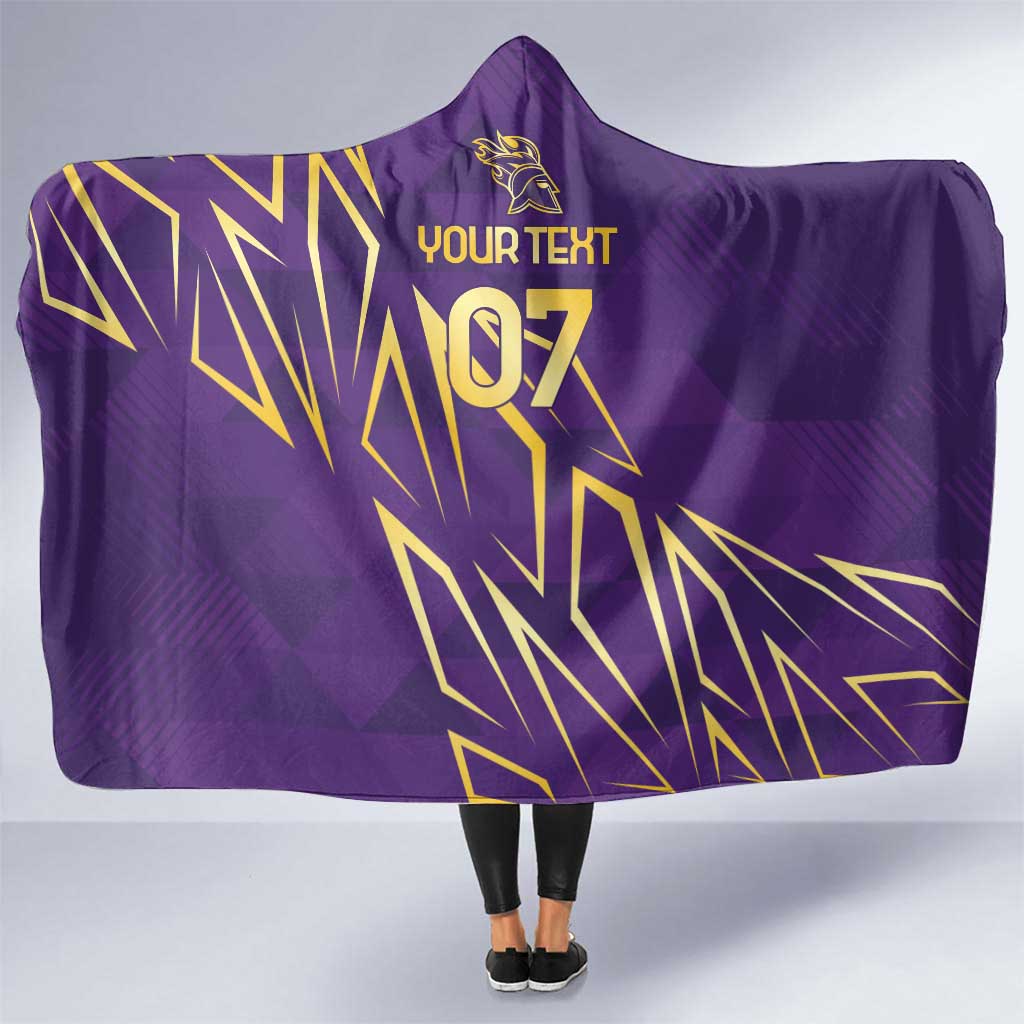 Trinbago Cricket Custom Hooded Blanket TKR Quadruple Champion - Wonder Print Shop